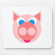 Salmon piggy mousepads