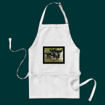 "Salmon Spotting" Black Bear Gifts aprons