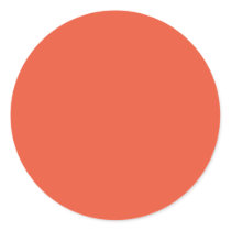 Salmon Round Stickers