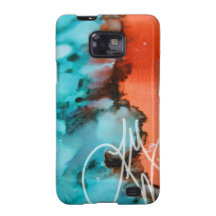 Salmon to Teal Galaxy SII Case