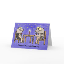 Salmonchanted Evening Greeting Card
