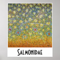 Salmonidae Skins Montage Postage Posters