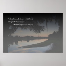 Salmos 119-126 con el rio Hillsborough Print