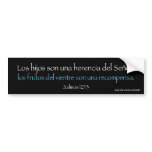 Salmos 127:3 bumper stickers