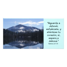 Salmos 27:14 photo card