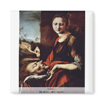 Salome By Alonso Berruguete Fridge Magnet