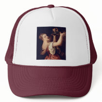 Salome With The Head Of John The Baptist By Tizian Mesh Hat