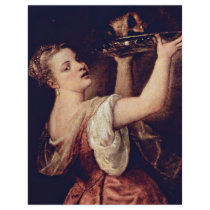 Salome With The Head Of John The Baptist By Tizian Personalized Letterhead