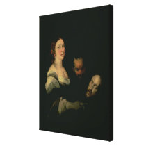 Salome with the head of St. John the Baptist canvas prints