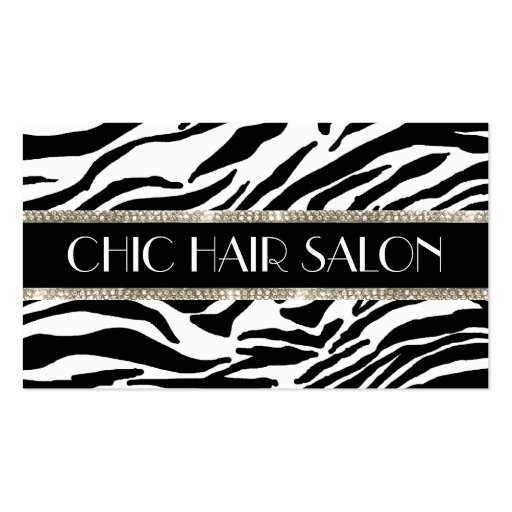 Salon (African American) Business Cards (back side)