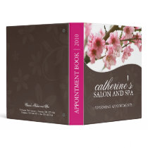 Salon and Spa Appointment Book Vinyl Binders