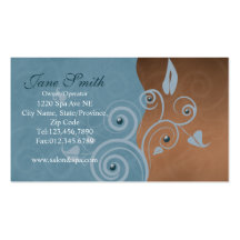 salon and spa business card