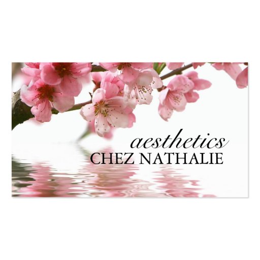 Salon and Spa Business Card (front side)