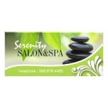 SALON AND SPA  GIFT CERTIFICATE RACK CARD TEMPLATE
