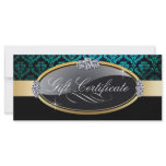 SALON AND SPA GIFT CERTIFICATE CUSTOM RACK CARDS