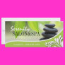 SALON AND SPA  GIFT CERTIFICATE RACK CARD TEMPLATE
