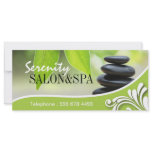 SALON AND SPA  GIFT CERTIFICATE RACK CARD TEMPLATE
