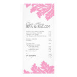 Salon and Spa Price List &amp; Rack Card