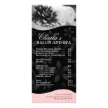 Salon and Spa Service Menu rack cards