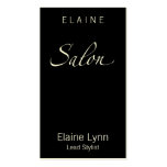 Salon Business Card