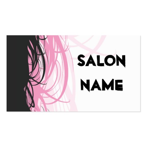 Salon Business Card - Customized (back side)