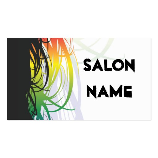 Salon Business Card - Customized (back side)