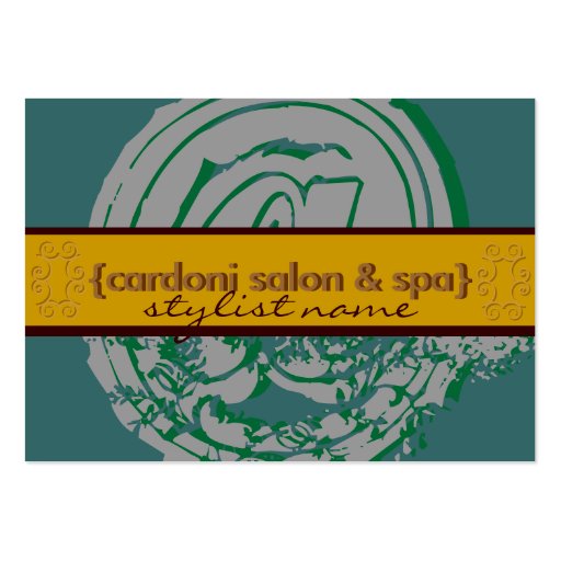 Salon Card Business Card (front side)