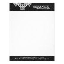 Salon Chandelier Letterhead