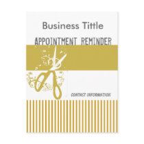Salon & Designer Appointment Reminder postcards