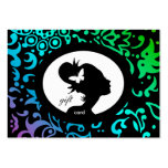 Salon Gift Card Butterfly Woman GBP Business Cards