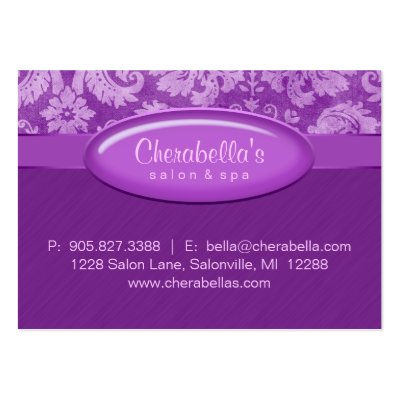 Salon Name Card