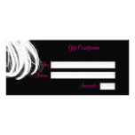 Salon Gift Certificate, Rack Card