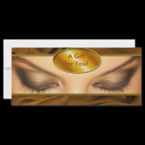 Salon Gift Certificate, Rack Card rack cards