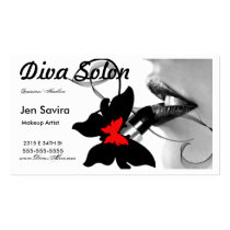 Salon/ Makeup Artist Business Card business cards