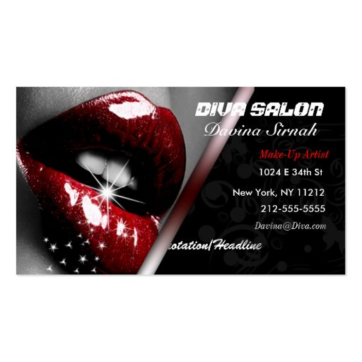Salon/ Makeup Artist Business Card