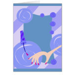 SALON NAILPOLISH BEAUTY FASHION SPA BLUES CARTOON CARDS