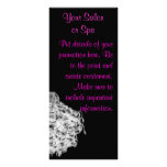 Salon or Spa business rack card, template
