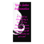 salon rack card template rack cards