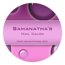 Salon spa bubbles sticker purple pink by spacards Salon spa bubbles sticker purple pink
