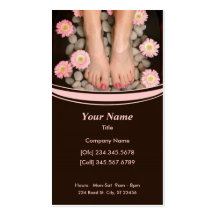 Salon Spa Business Card
