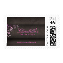 Salon Spa Butterfly Postage Stamp pink by spacards Salon Spa Butterfly Postage Stamp pink