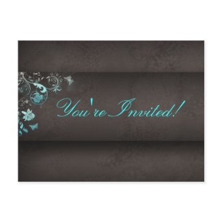 Salon Spa Butterfly Postcard Invitation postcard