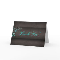 Salon Spa Butterfly Thank You Greeting Card