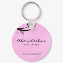 Salon Spa Floral Key Chain Gift watery pink keychains by spacards Salon Spa Floral Key Chain Gift watery pink keychains