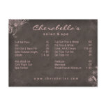 Salon Spa Floral Postcard Brochure Pink