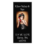 Salon & Spa rack card, Salon & Spa rack card,
