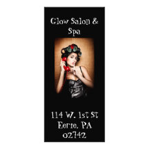 Salon & Spa rack card,...