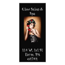 Salon & Spa rack card,...