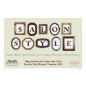 Salon Style exhibition poster posters