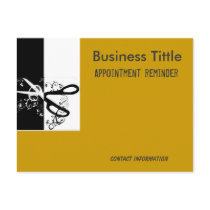 Salons & Spa Appointment Reminder postcards